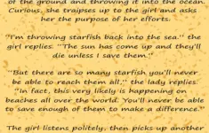 The Starfish Story Art Print Instant