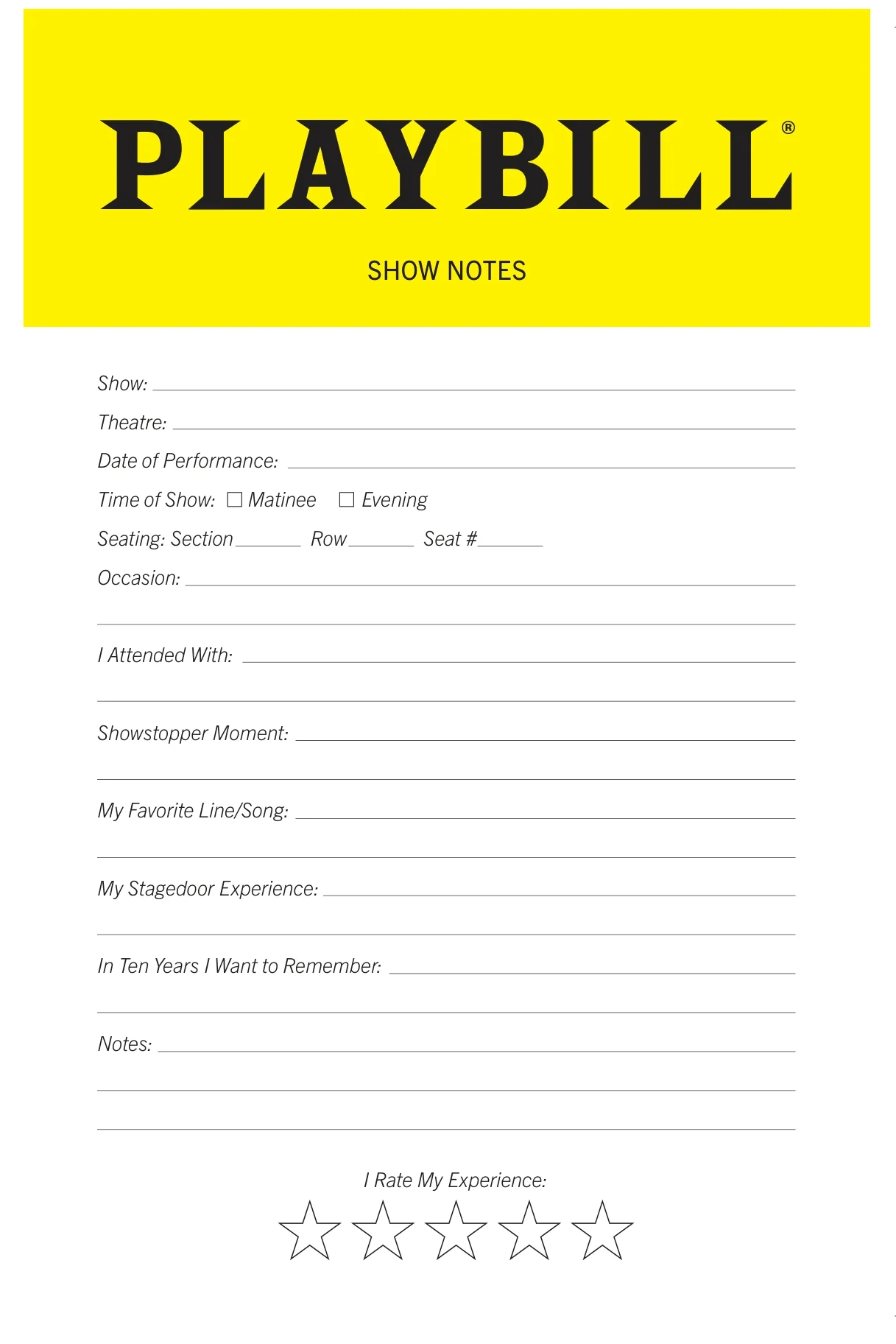 The Universal Playbill Binder Archival Quality Storage For Playbills Of All Sizes The Universal Playbill Binder Archival Quality Storage For Playbills Of All Sizes