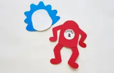 Thing 1 Thing 2 Papercraft Puppets
