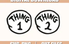Thing 1 Thing 2 Printable