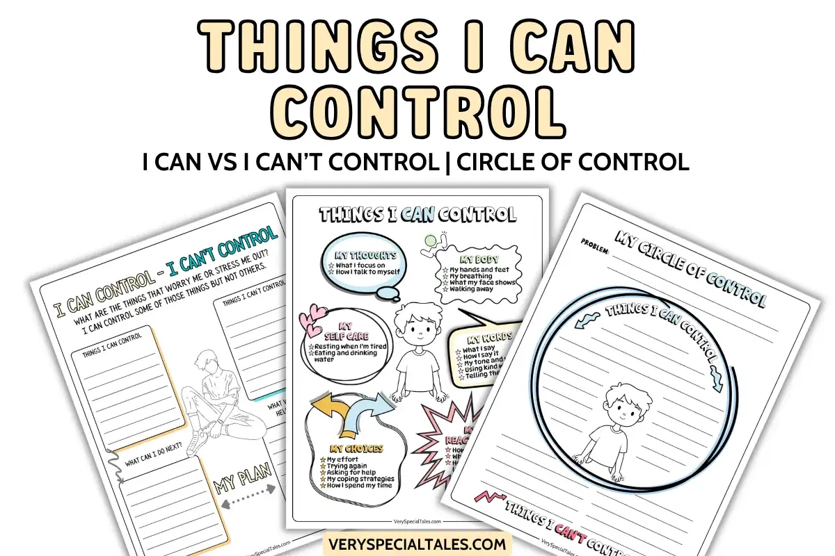 free printable self control worksheets