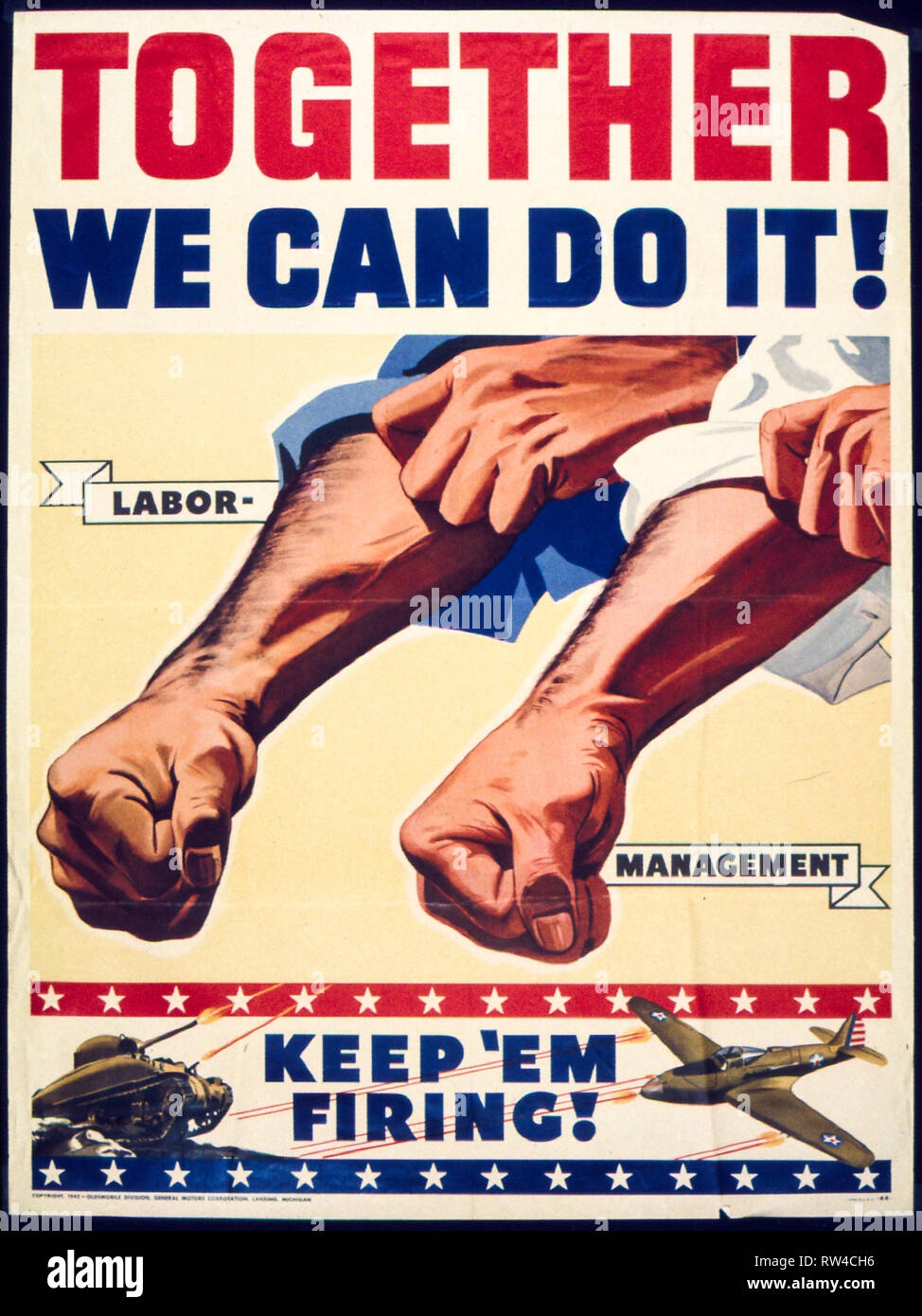 Together We Can Do It Keep Em Firing Us World War 2 Poster C 1941 1945 Image239198882 Together We Can Do It Keep Em Firing Us World War 2 Poster C 1941 1945 Image239198882