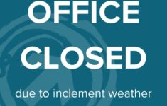 Township Office And Transfer Station Closed Due To Inclement Weather