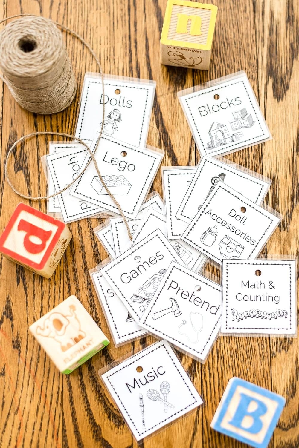 Toy Organization Printable Labels And Playroom Storage Toy Organization Printable Labels And Playroom Storage
