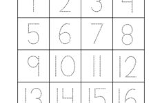Tracing Numbers 1 20 Worksheets