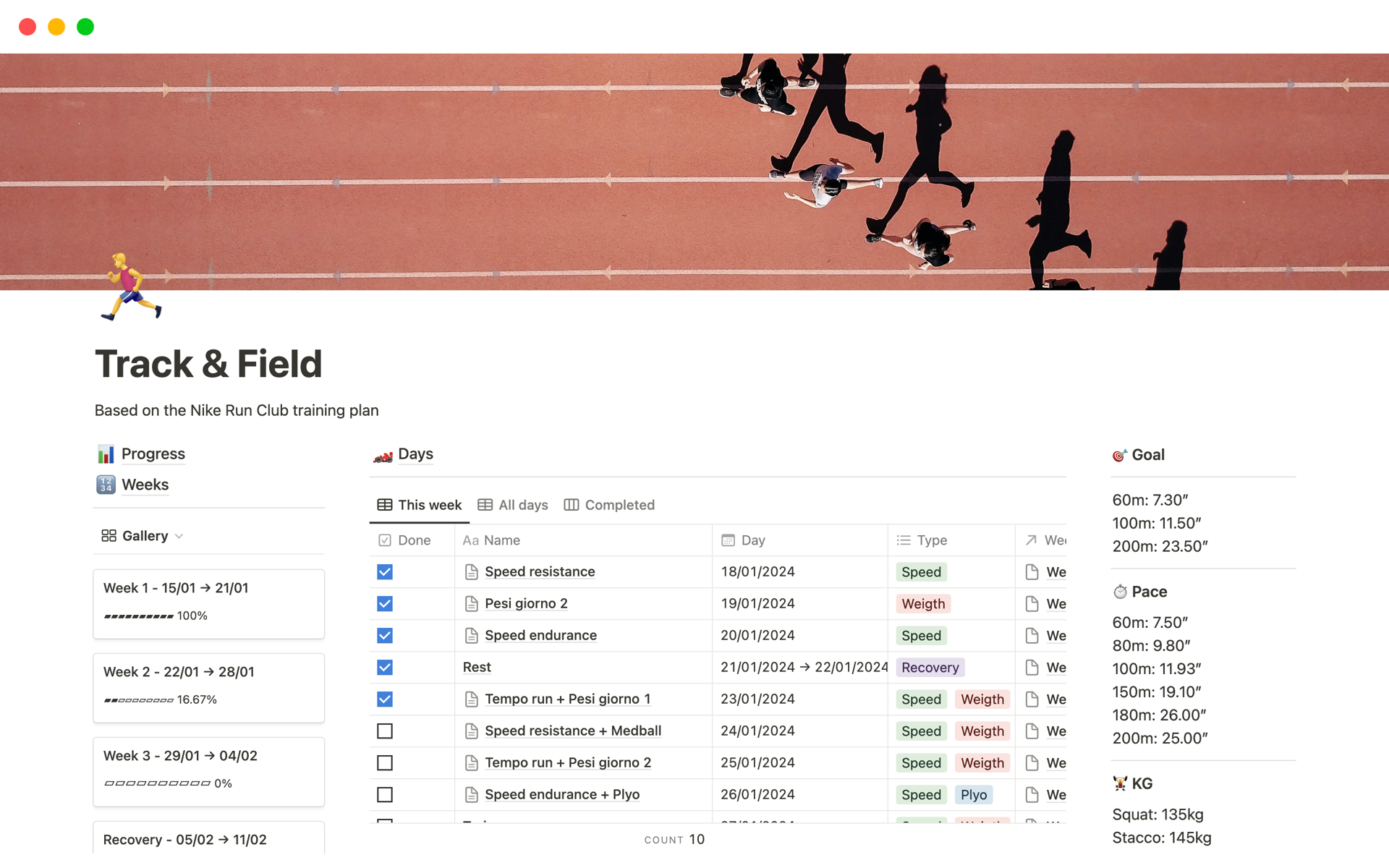 Track And Field Track And Field
