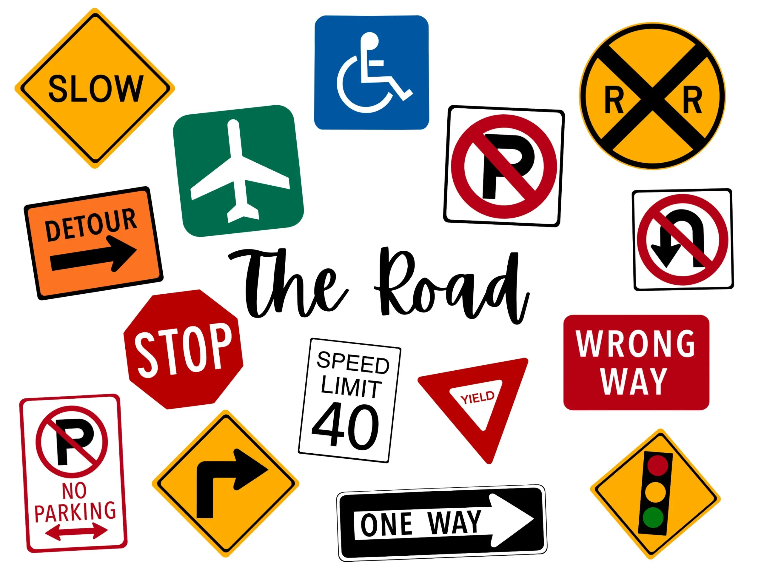 free printable street signs free printable street signs