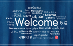 Translated Welcome Posters