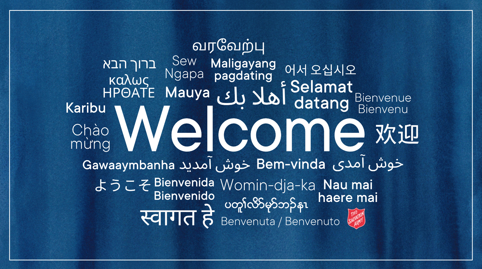 Translated Welcome Posters