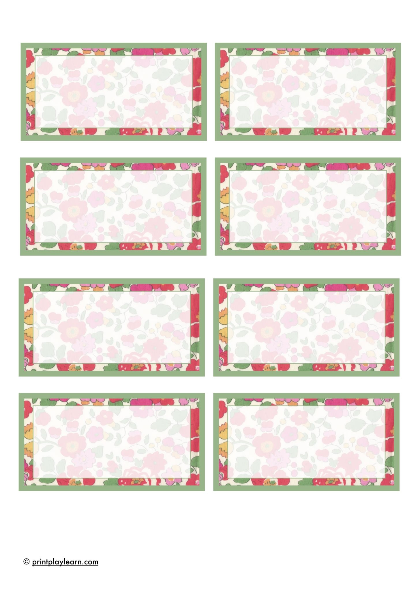 Tray Labels