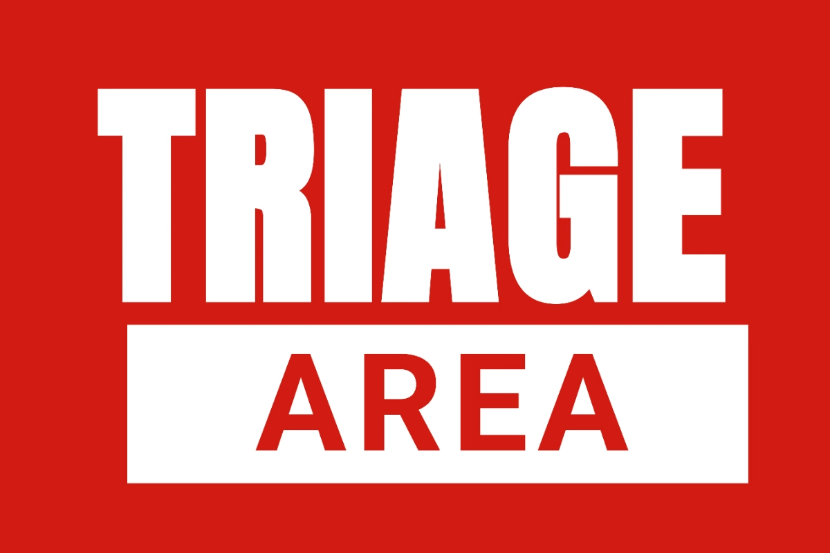 Triage Area Medical Sign