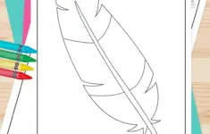 Turkey Feather Template