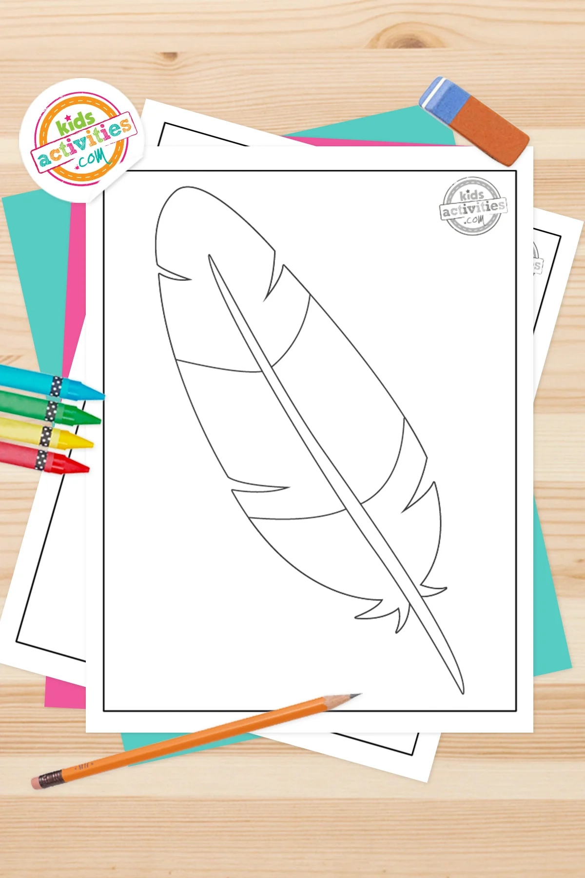 Turkey Feather Template Turkey Feather Template