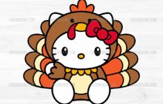 Turkey Hello Kitty Svg