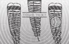 Turkey Tail Feather Svg Fileturkey