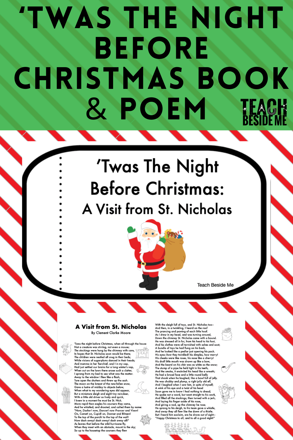 Twas The Night Before Christmas Printable Twas The Night Before Christmas Printable