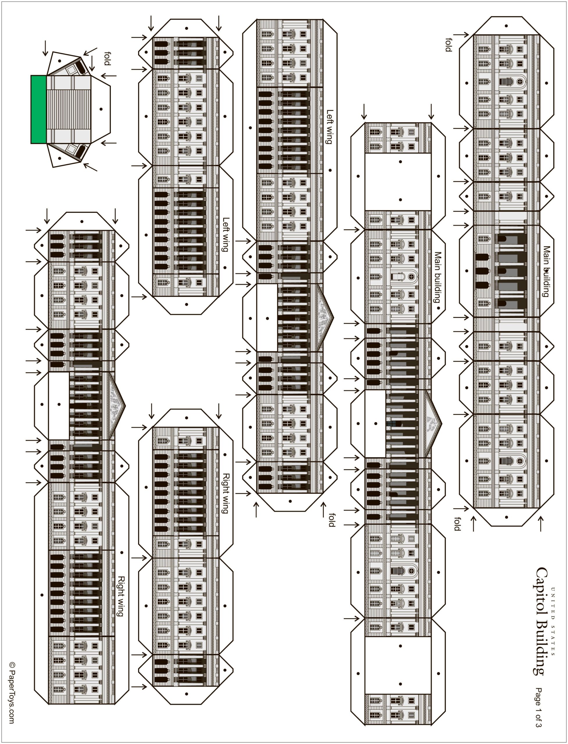 free paper building templates free paper building templates