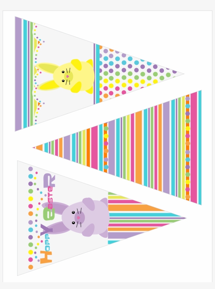 easter bunting printable easter bunting printable
