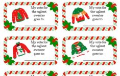 Ugly Christmas Sweater Party Free Printable