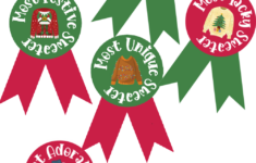 Ugly Christmas Sweater Party Printables