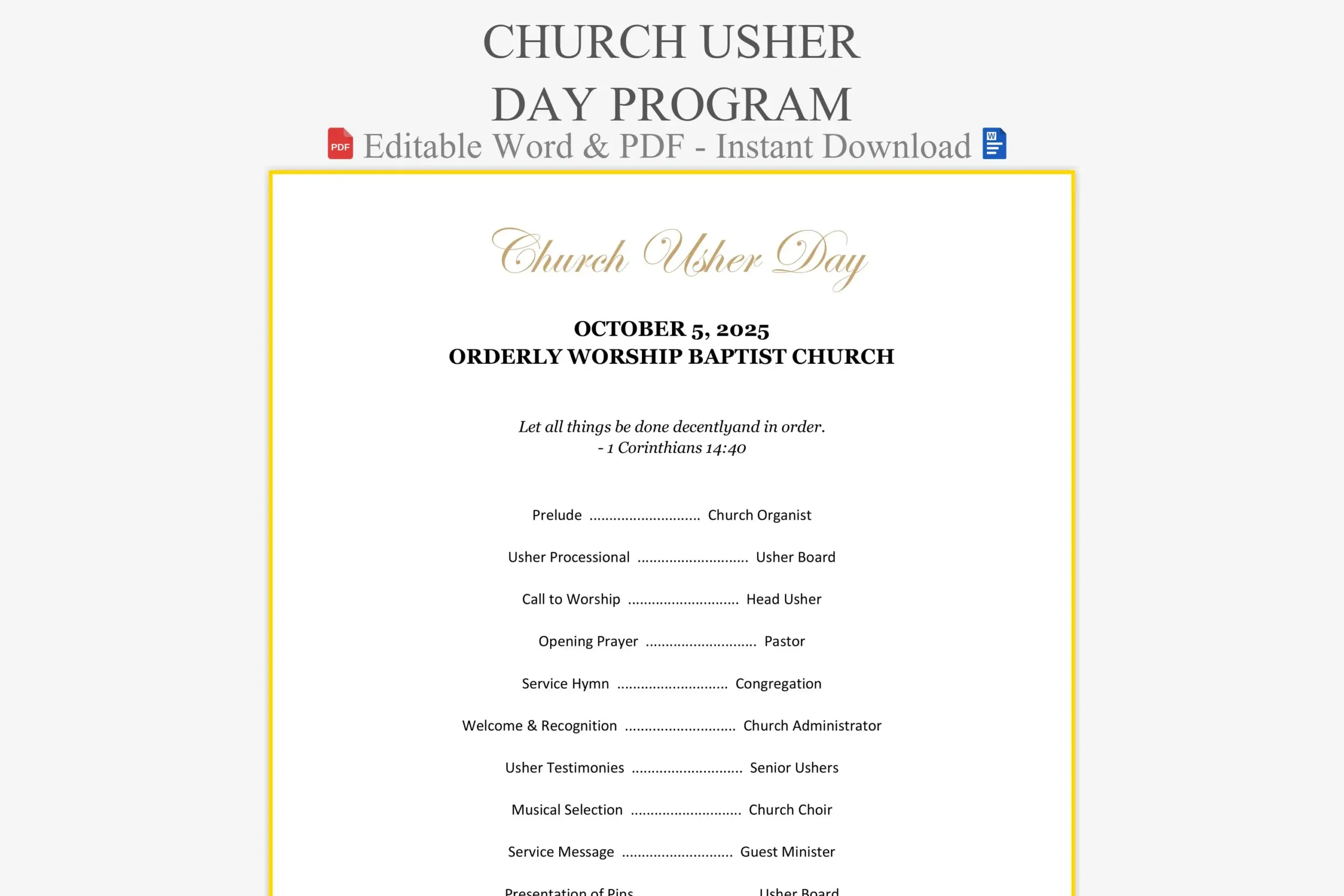 Usher Church Hand Signals Usher Church Hand Signals
