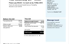 Utility Bill