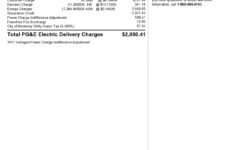 Utility Bill