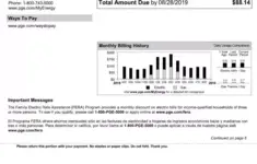 Utility Bill Template