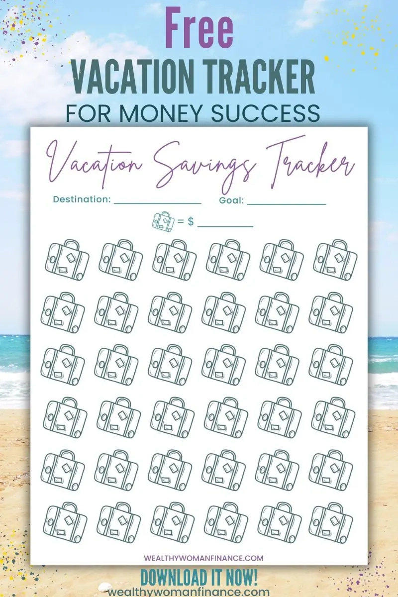 vacation savings tracker printable free vacation savings tracker printable free