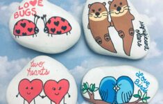 Valentine Painted Rock