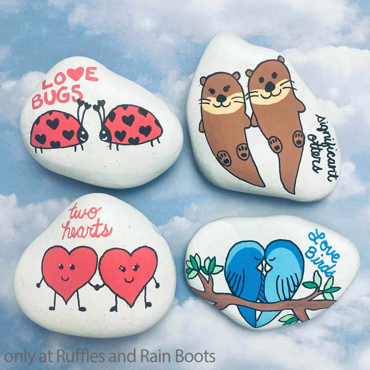 Valentine Painted Rock Valentine Painted Rock