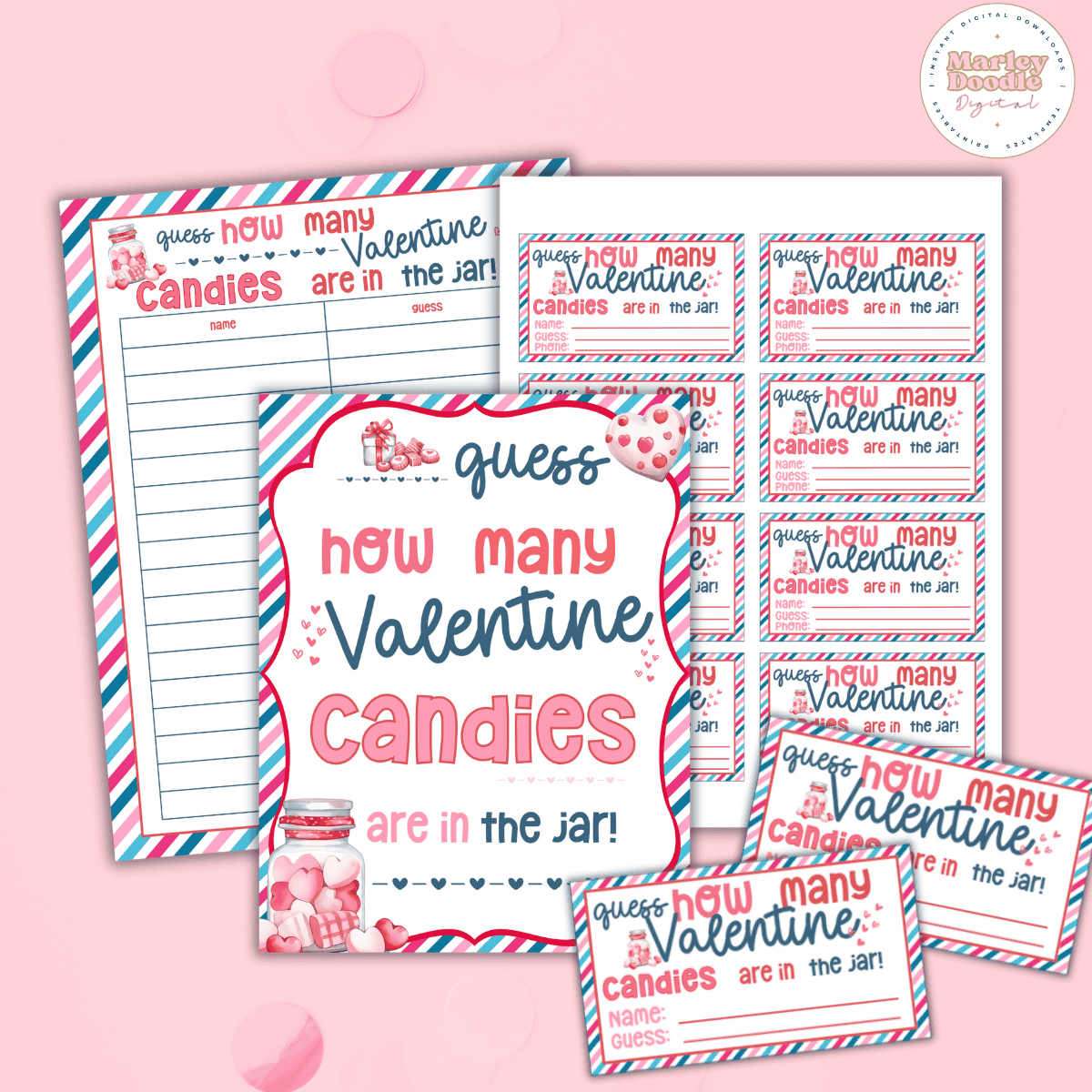 Valentines Candy Guessing Game Valentines Candy Guessing Game