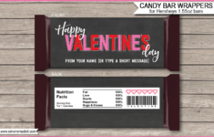 Valentines Day Candy Bar Wrappers