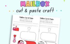 Valentines Mailbox Cut And Paste Craft