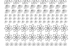 Valentines Themed Royal Icing Transfer Template