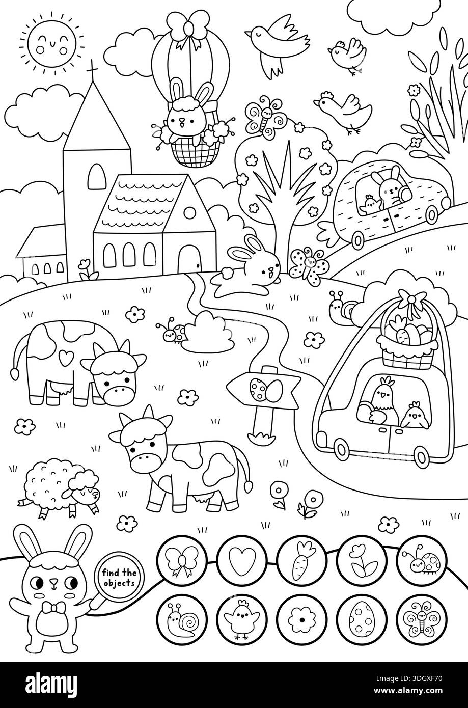 easter hide and seek printable easter hide and seek printable
