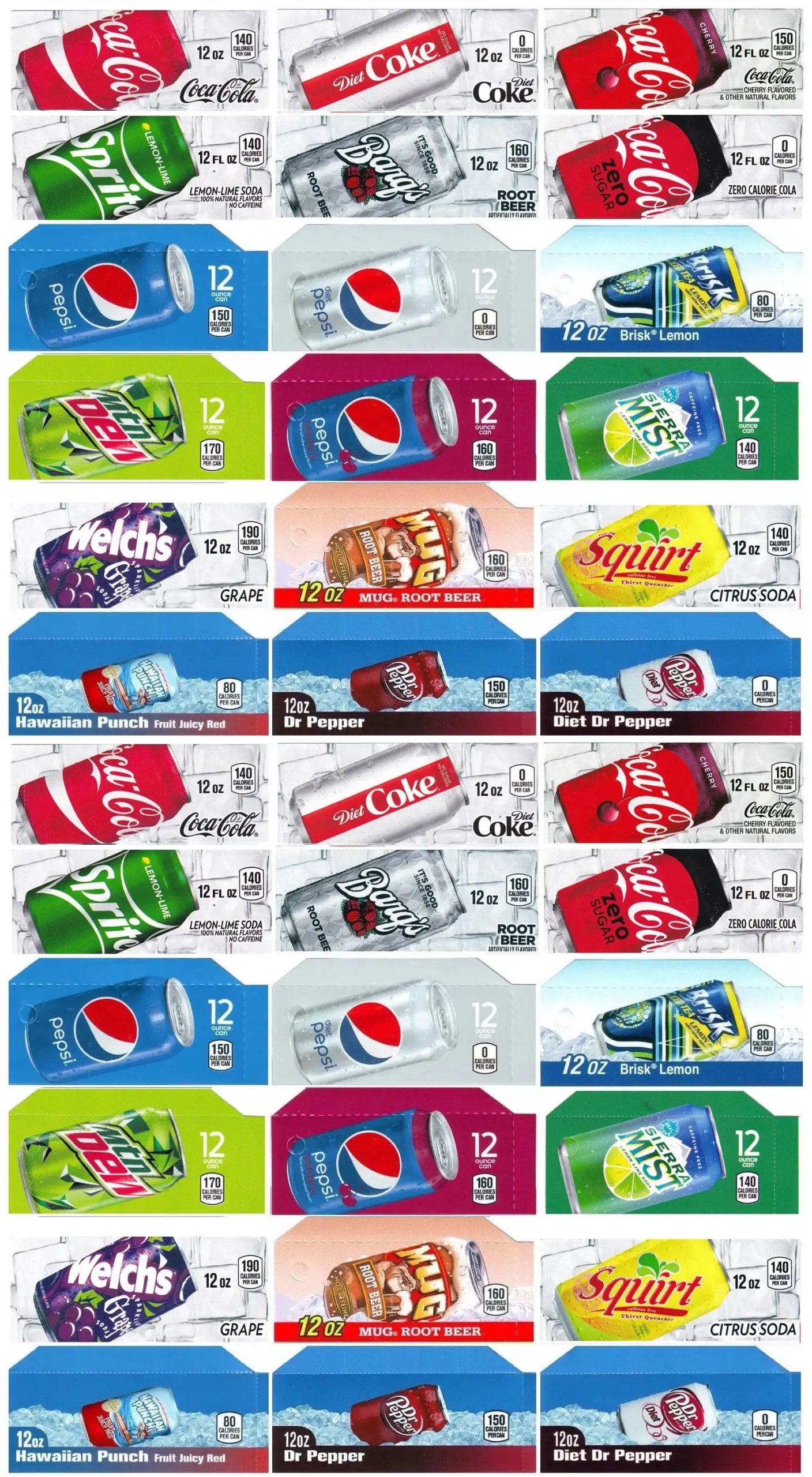 free printable pepsi cola vending labels