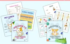 Vet Clinic Dramatic Play Free Printables