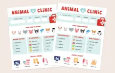 Vet Pretend Play Exam Form