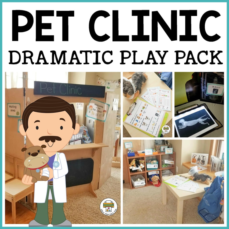 Veterinarian Dramatic Play Pack Veterinarian Dramatic Play Pack