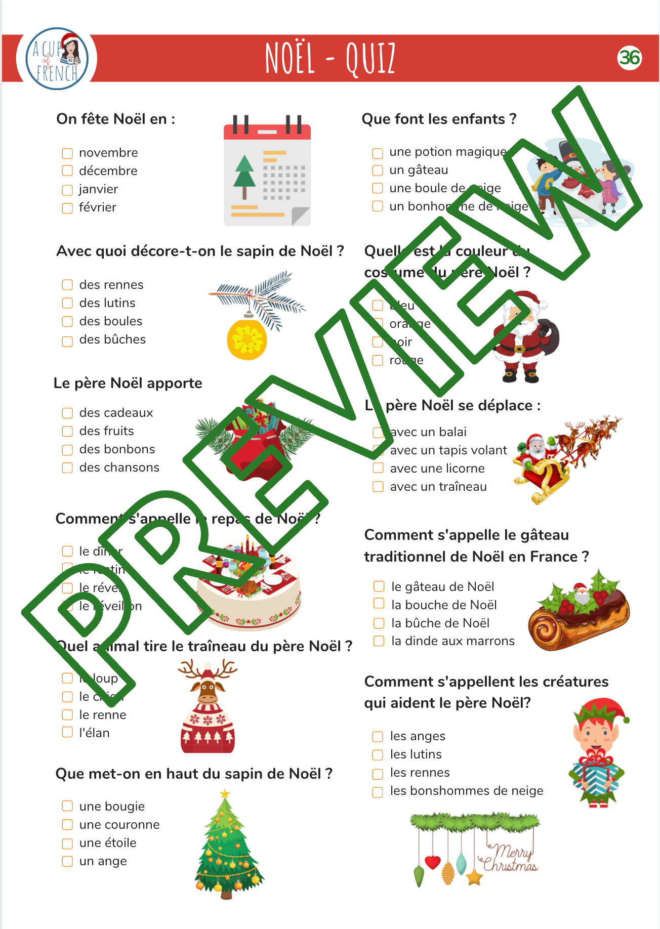 Vocabulary Christmas Vocabulary Christmas