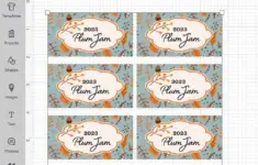 Want Some Pretty Jam Labels Use Our Free Printable Labels Template