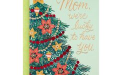We Love You Mom Christmas Card 559XZH2269