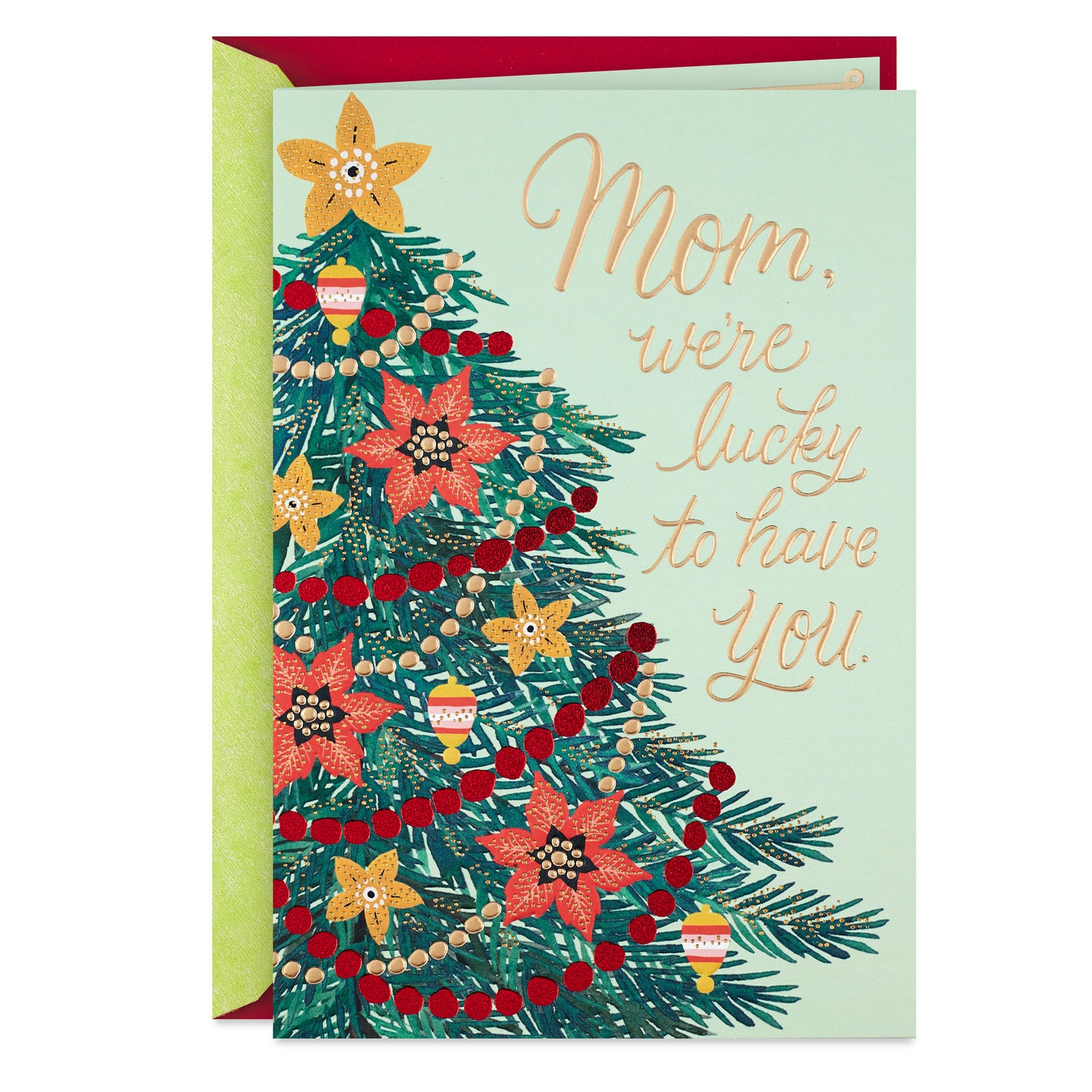 We Love You Mom Christmas Card 559XZH2269