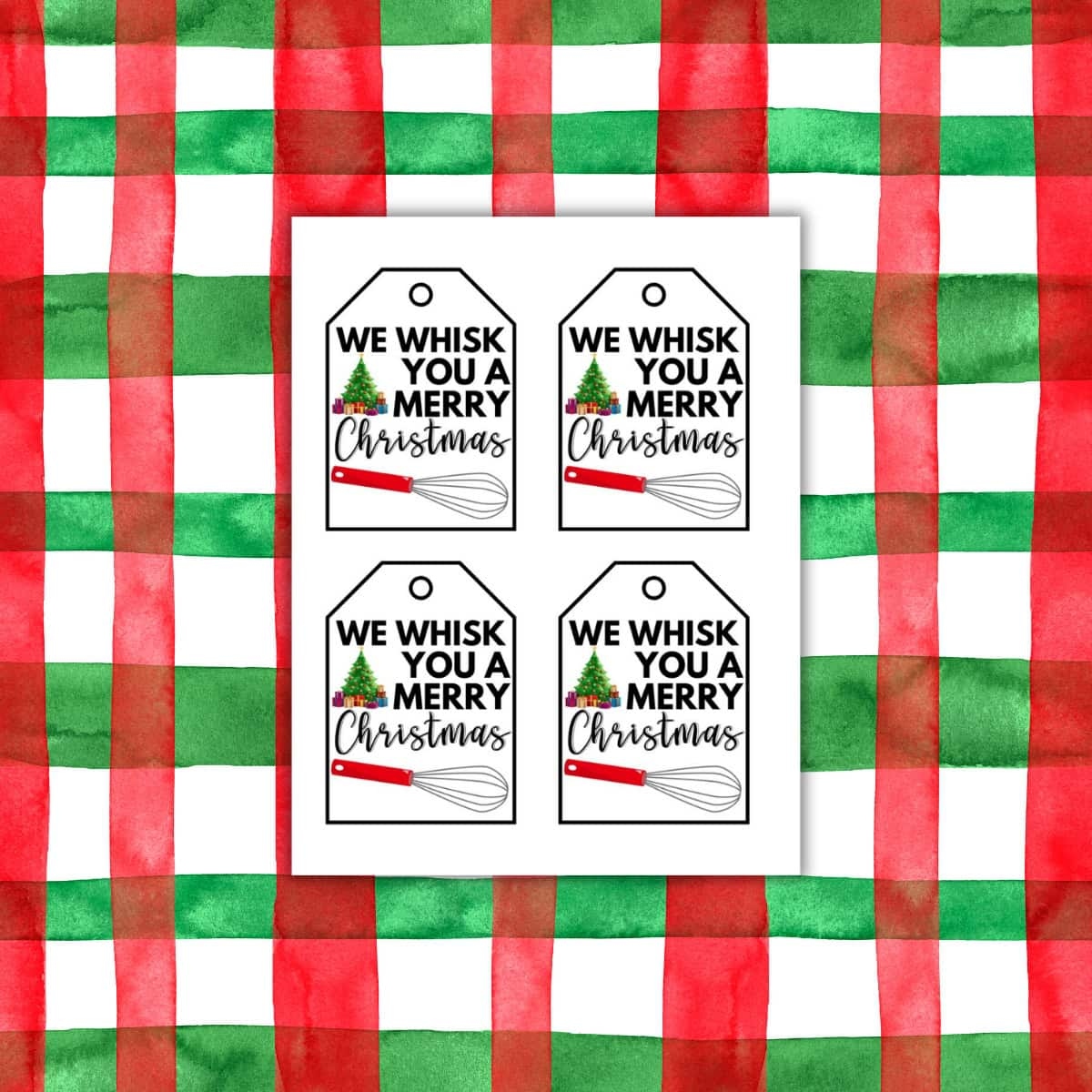 We Whisk You A Merry Christmas Printable