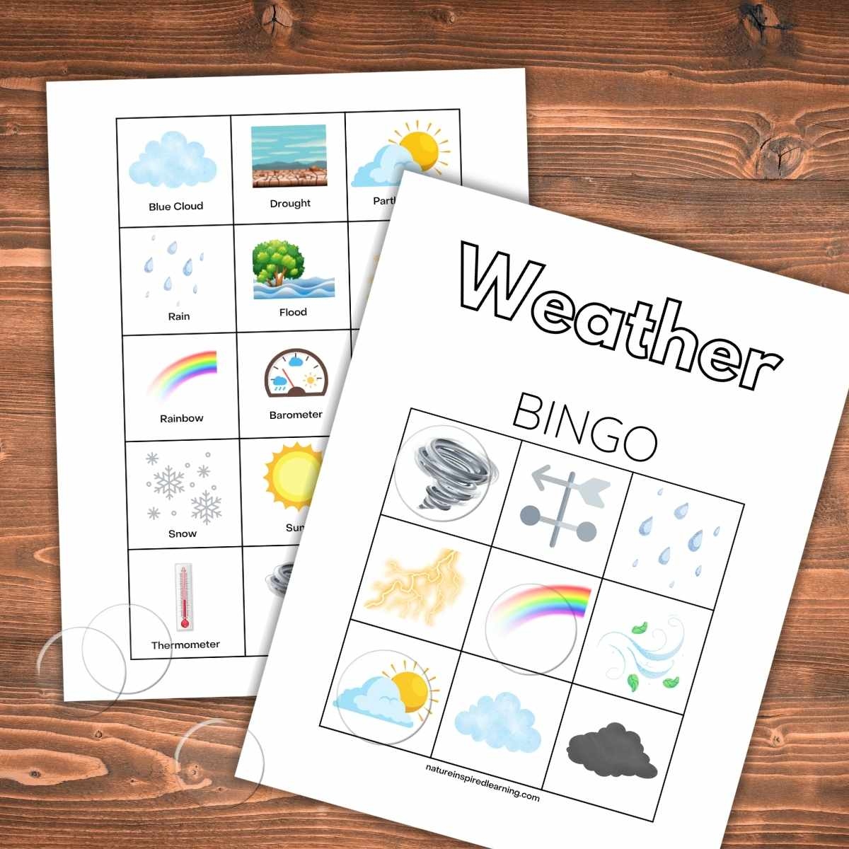 Weather Bingo Weather Bingo