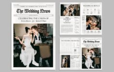 Wedding Newspaper Template 2