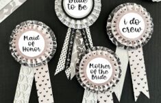Wedding Party Award Ribbons Free Printables