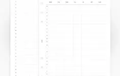 Weekly Fasting Tracker Printable Planner Inserts