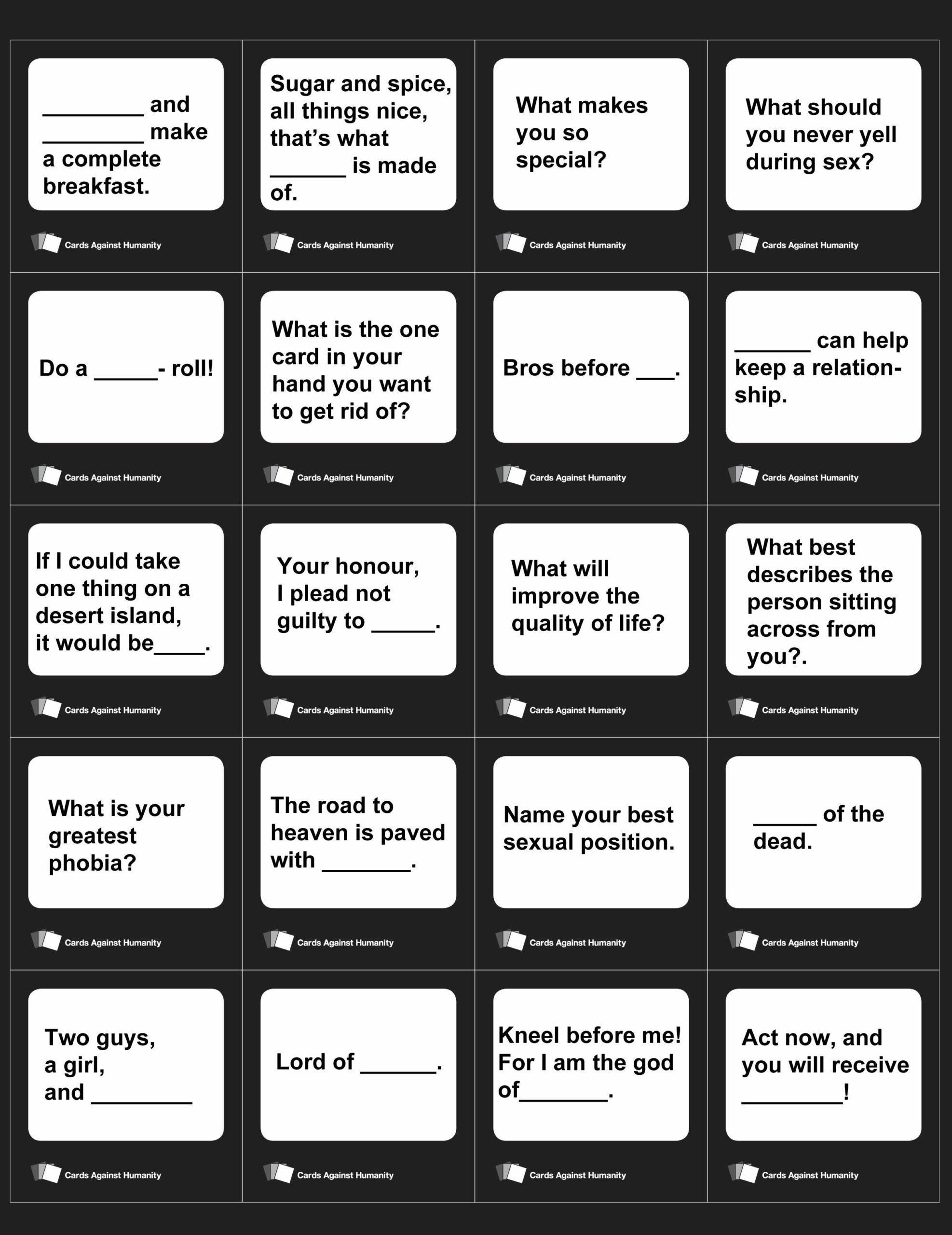 cards against humanity free printable version cards against humanity free printable version